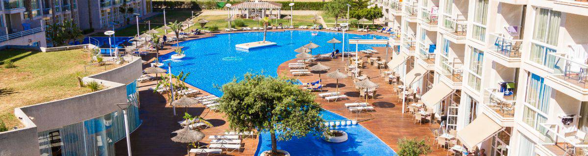 Panoramic view ALEGRIA Alzinar Mar Suites  Can Picafort